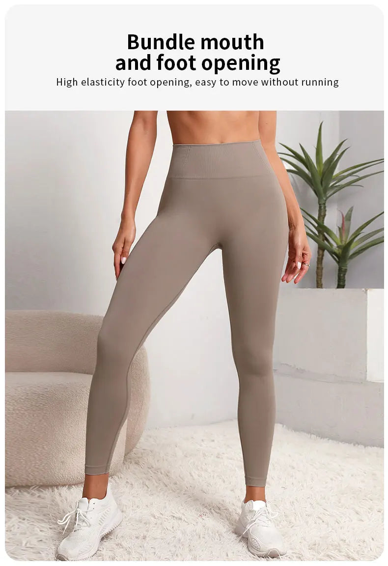 Seamless High-Waist Push-Up Leggings