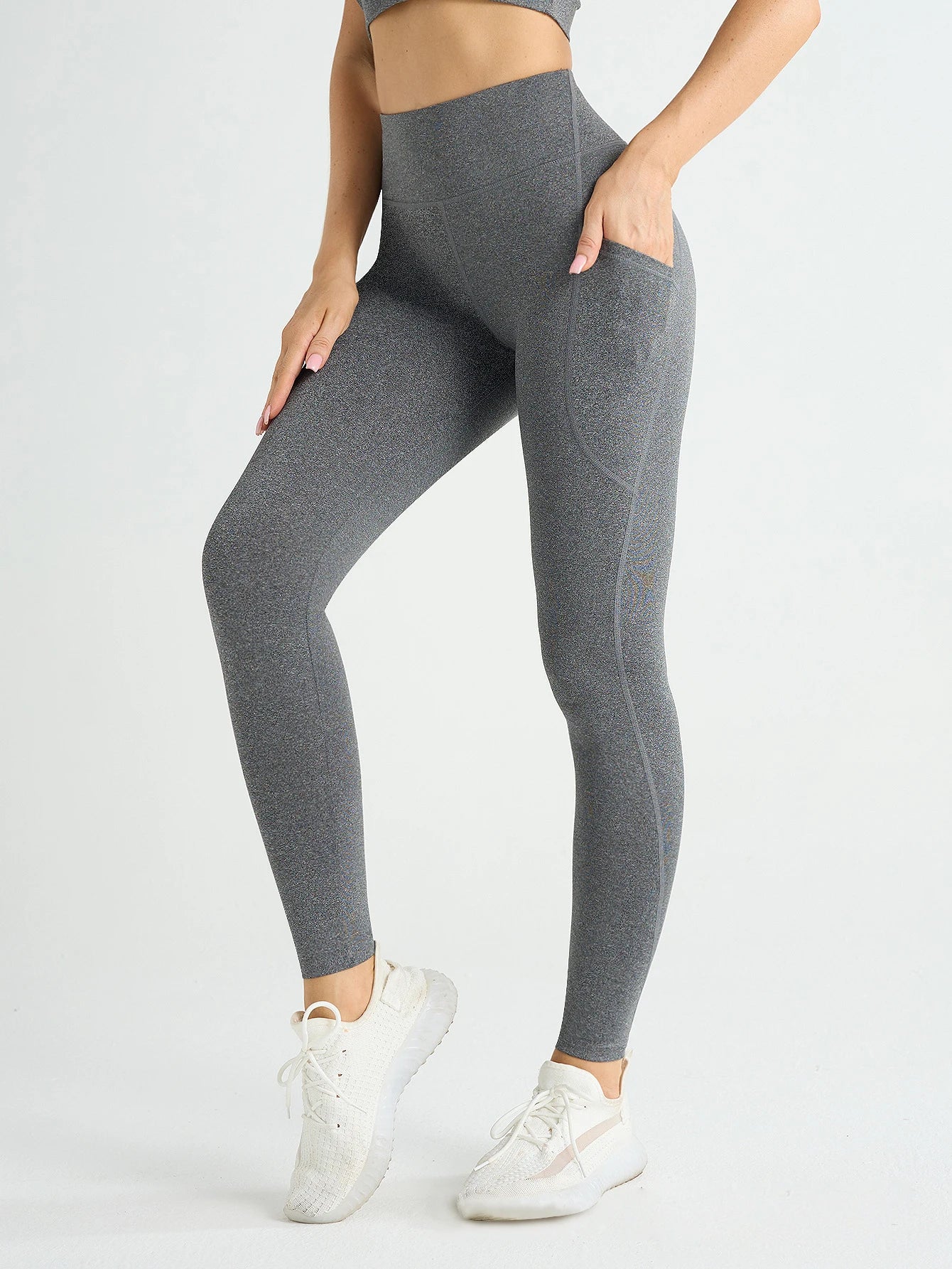 High-Waist Push-Up Leggings with Pockets