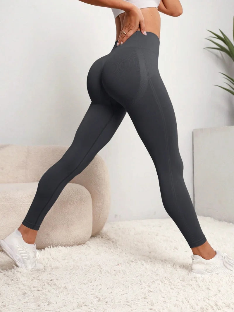 Seamless High-Waist Push-Up Leggings