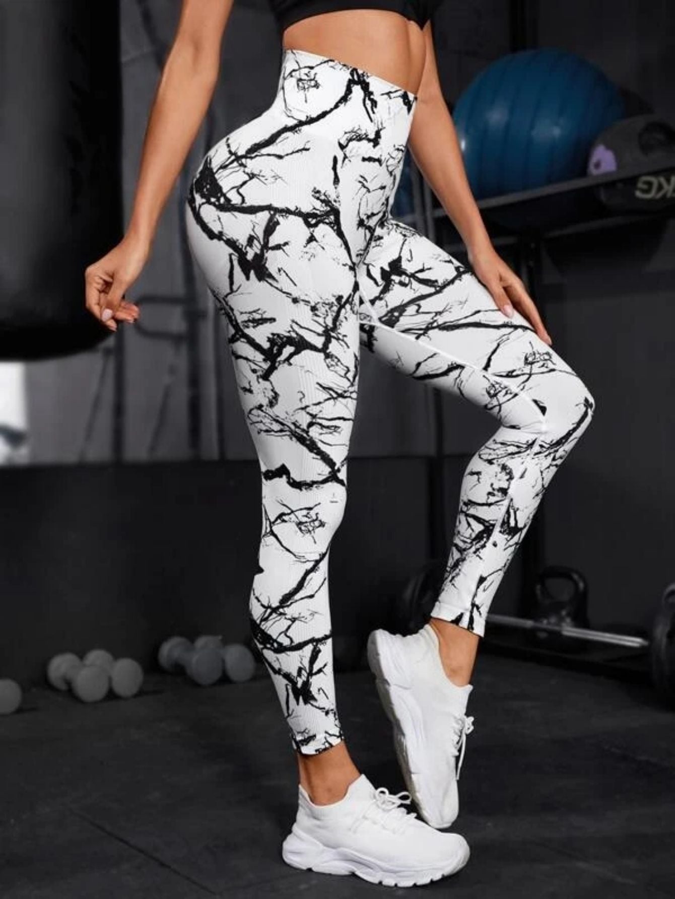 Seamless High-Waist Tie Dye Leggings