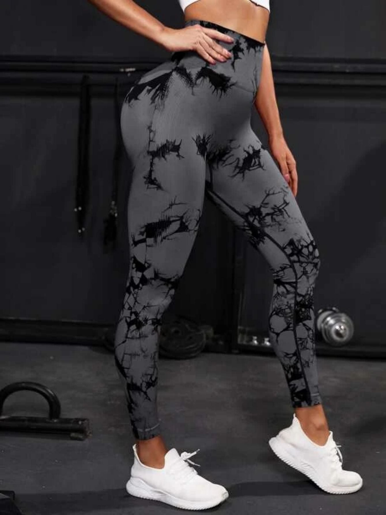 Seamless High-Waist Tie Dye Leggings